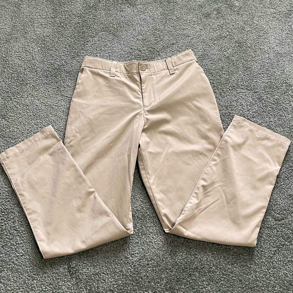 Under Armour- Boys khaki dress pants size 12